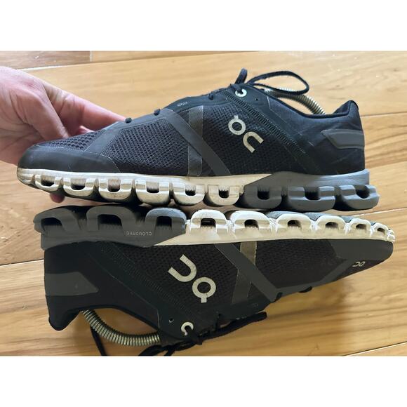 On Cloudflow Men's Black Asphalt Athletic Running Shoes Sneakers Size 9.5 - Picture 6 of 11